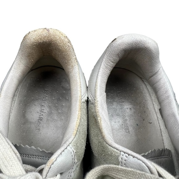 ISABEL MARANT- Bryce Suede and Leather Sneakers 40 - Picture 5 of 12